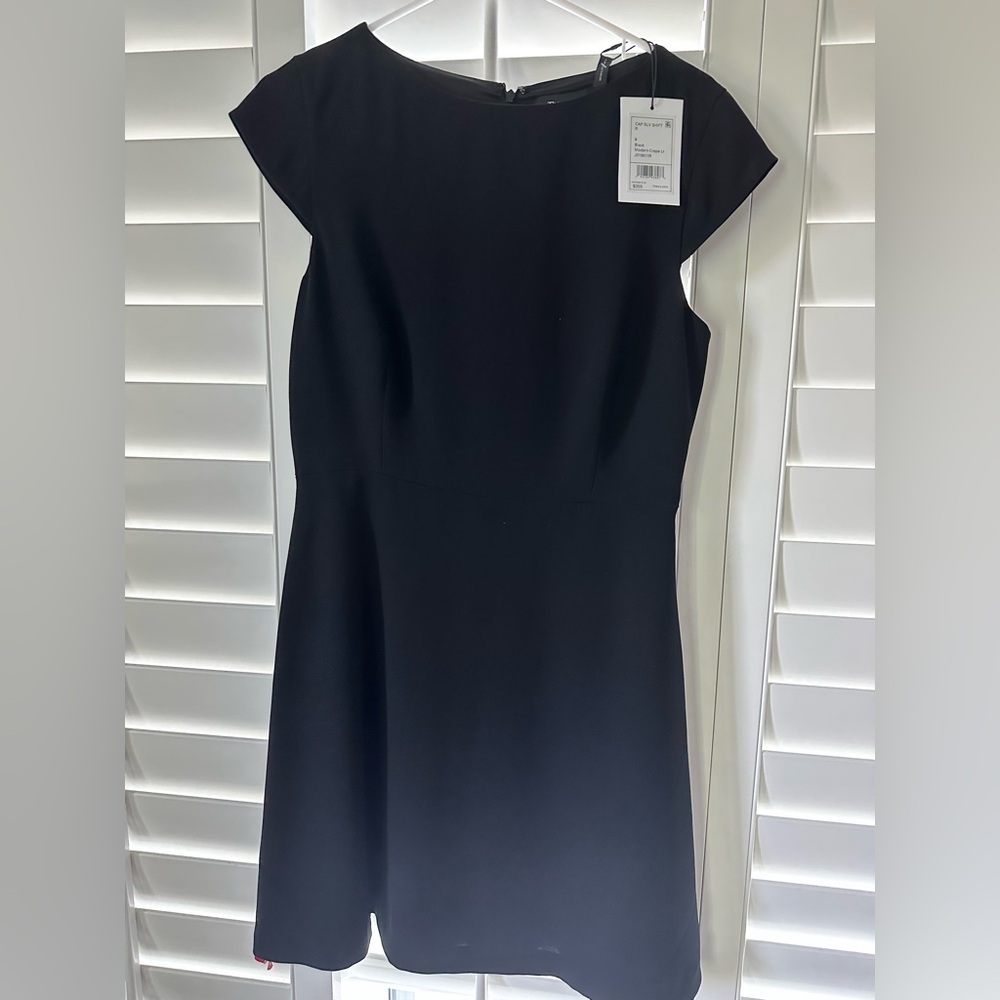 Theory cap sleeve shift dress